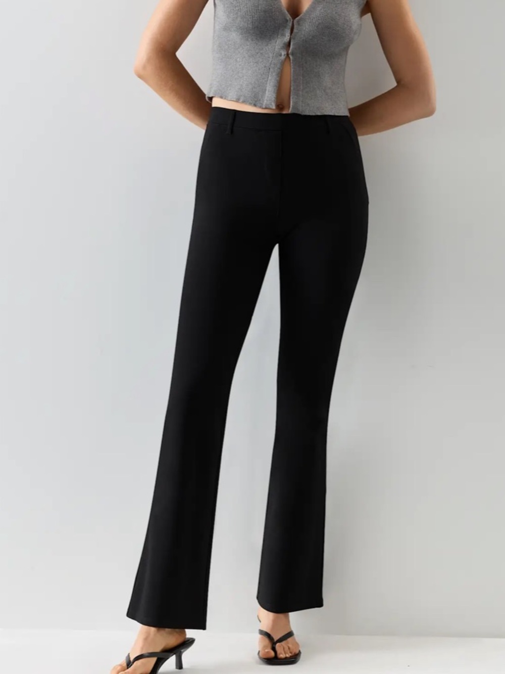 New Quince Ultra Stretch Ponte Bootcut Pants